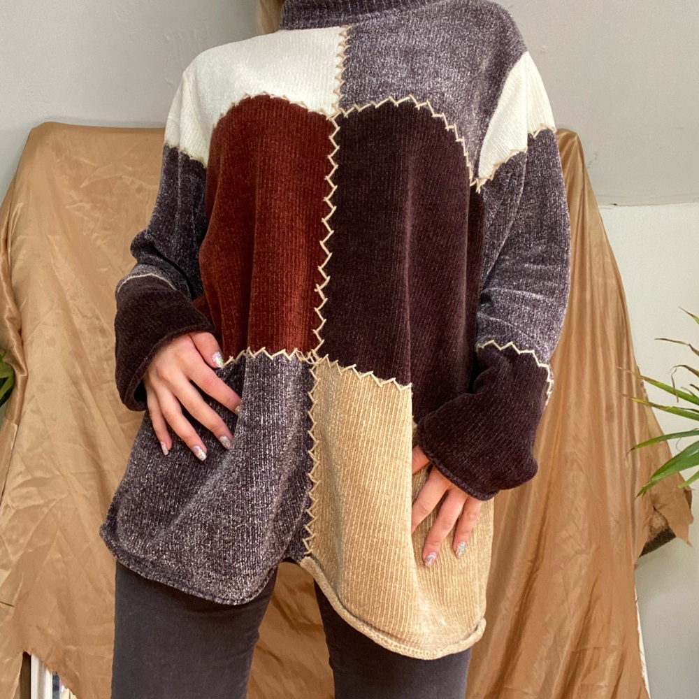 Patchwork Sweater - image 2